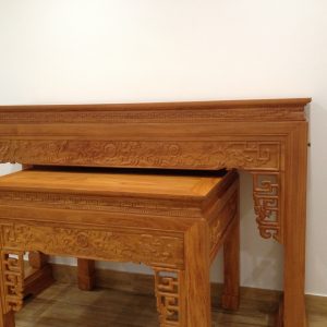 Mẫu ban thờ gia tiên BT 03 gỗ đỏ