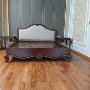Giường ngủ tân cổ điển gỗ gõ đỏ mã GN 01