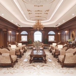 Ghế tân cổ điển phòng khách mã PK 01